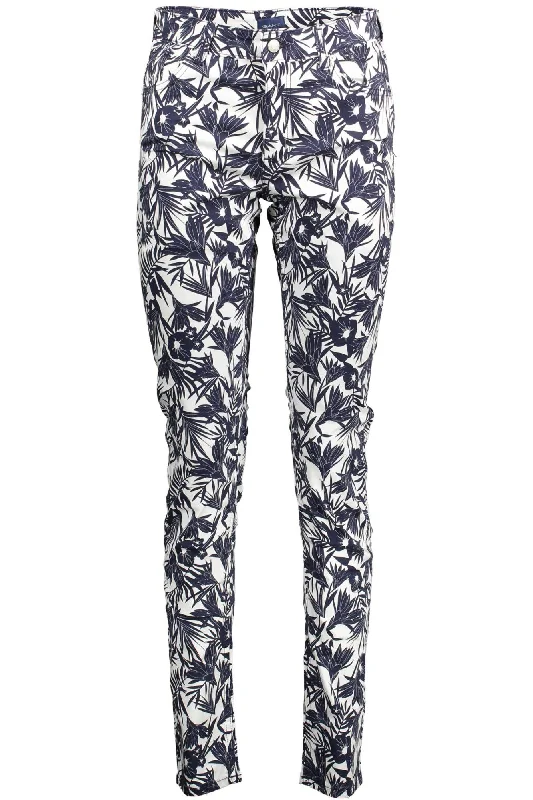 Women's Sleep Pants-Gant Chic Slim-Fit Organic Cotton Women's Trousers