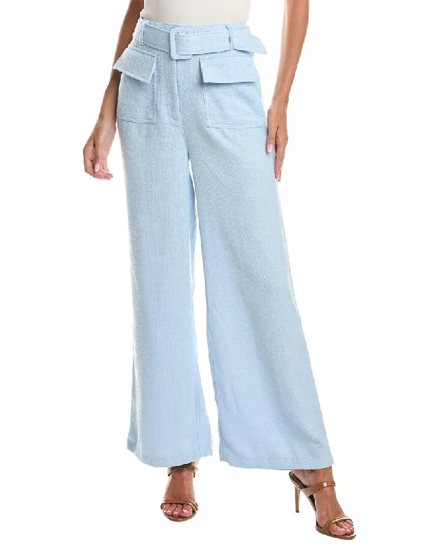 Women's Striped Pants-Gracia Tweed Pant