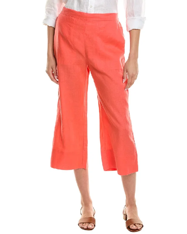 Women's Cargo Pants-HIHO Mellow Linen Capri Pant