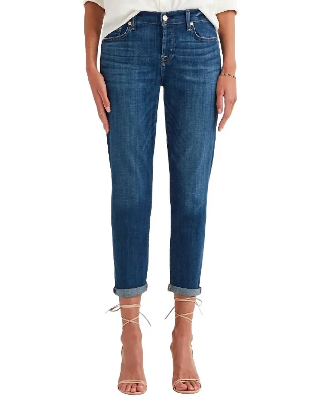 Women's Cozy Pants-Josefina Jeans In Broken Twill Vanity