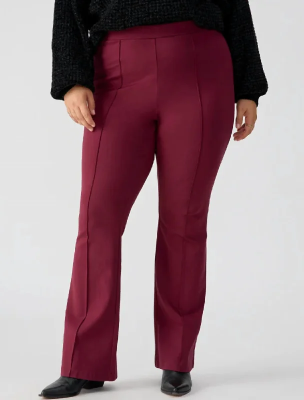 Women's Denim Pants-Lana Flare Pants In Sugar Plum