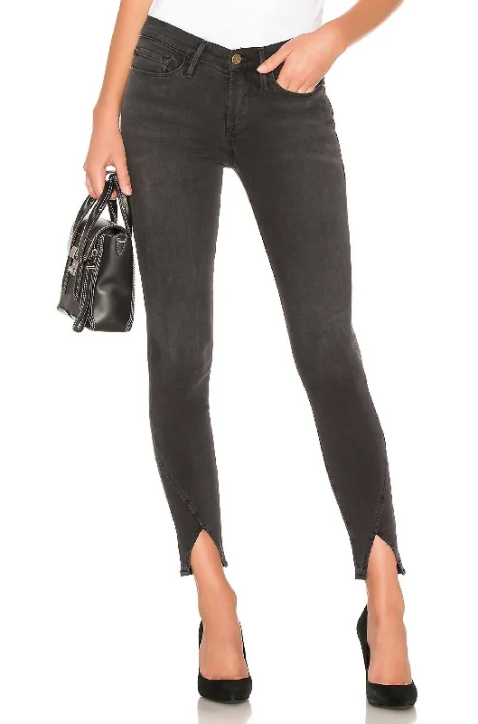 Women's Casual Pants-Le Skinny De Jeanne Jean In Wheatly