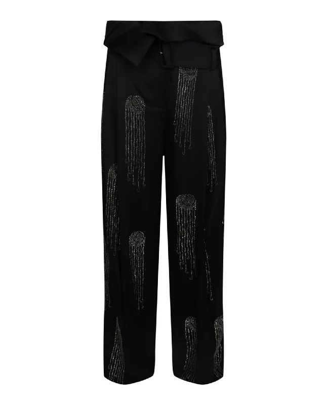 Women's Chic Pants-Londyn Hotfix Trousers