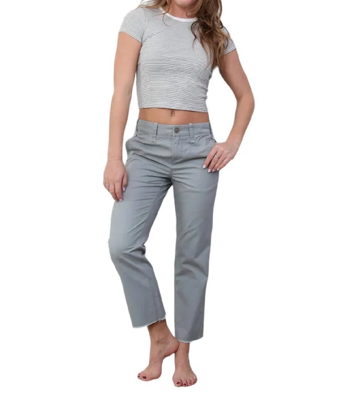 Women's Party Pants-Market Capri Pants In Utility