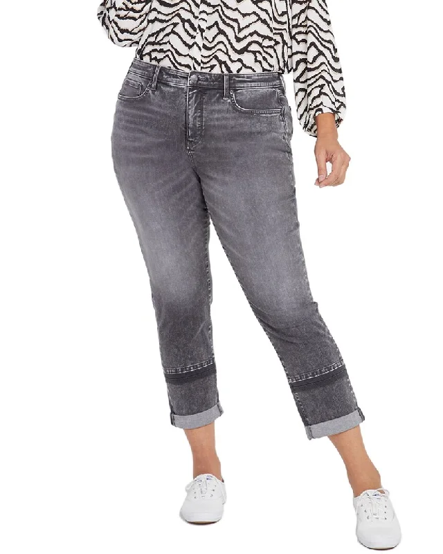 Women's Everyday Pants-NYDJ Plus Margot Nobelle Girlfriend Jean