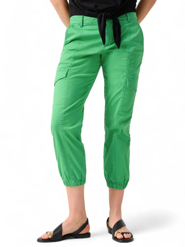 Women's Maxi Pants-Rebel Pant In Green Goddess