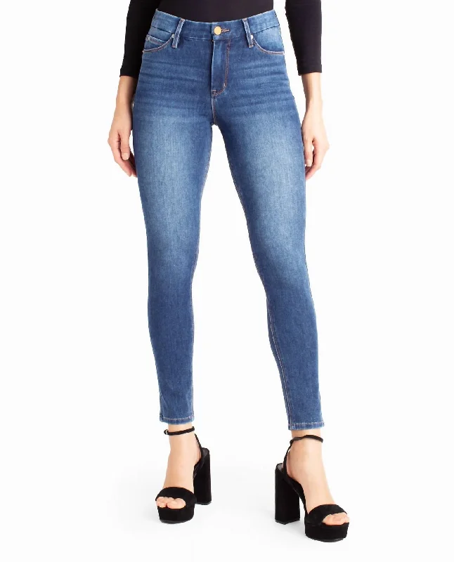 Women's Jogger Pants-Redhook High Rise Skinny Jean In Dark Blue