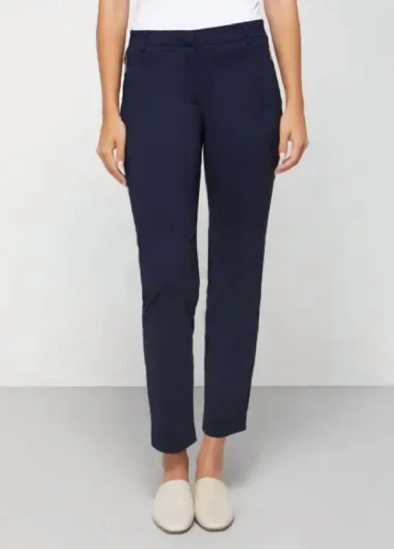 Women's Night Out Pants-Thea Curvy Pant In Navy