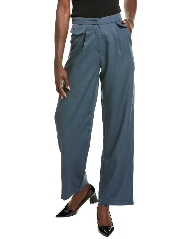 Women's High-Waist Pants-To My Lovers Pleated Pant