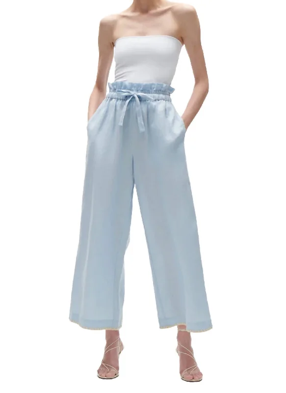 Women's Night Out Pants-Tomasina Pant In Soft Blue