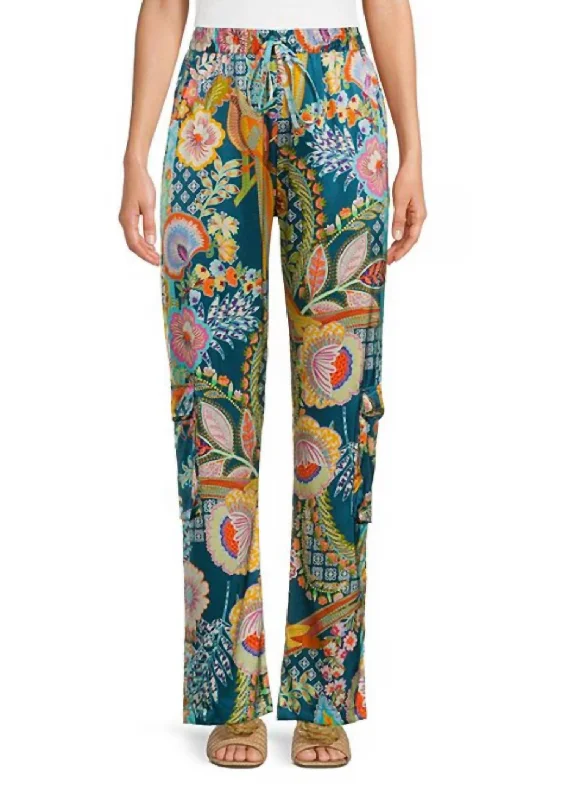 Women's High-Waist Pants-Wild Kelly Pant In Multi