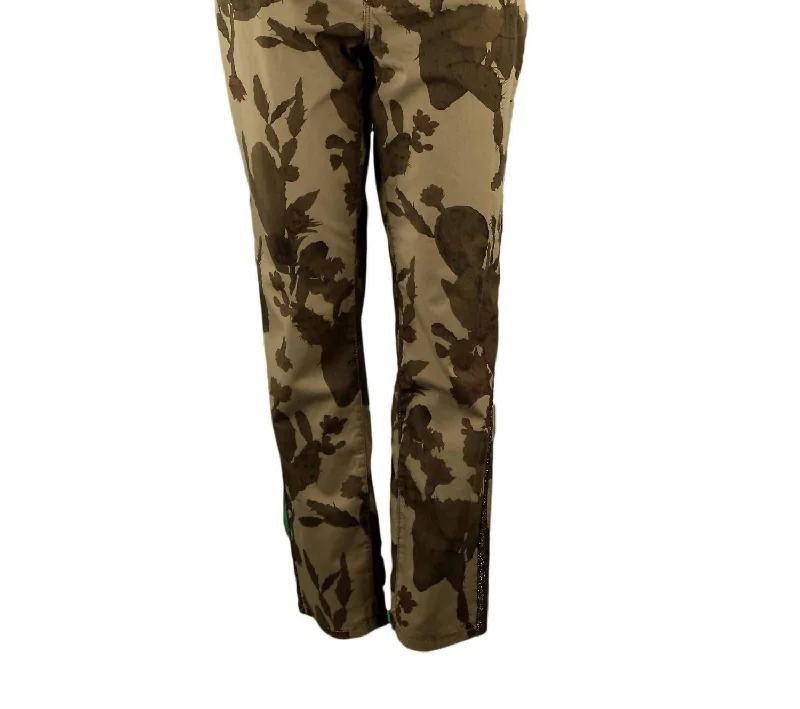 Women's Linen Pants-Women's Chino Pants In Olive