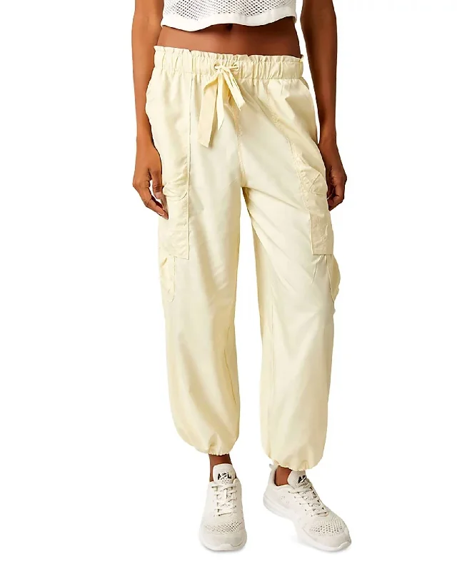 Women's Front Zip Pants-Women's Down To Earth Pants In Banana